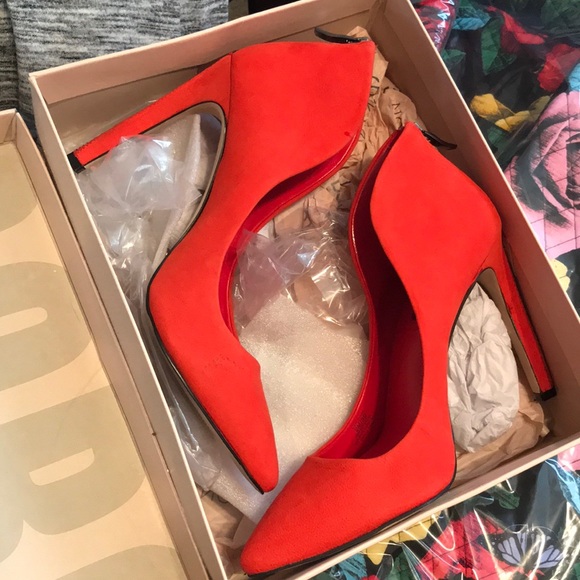 BCBGeneration Shoes - BCBG Conrad “Fiery Red” Heels